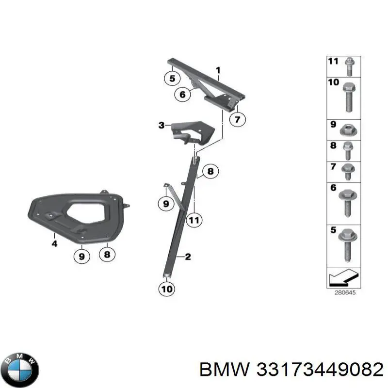 Bloco silencioso de viga traseira (de plataforma veicular) BMW 33173449082 preço, a partir de 26,35 USD
