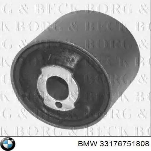 Compre 33176751808 BMW Bloco silencioso de viga traseira (de plataforma veicular)