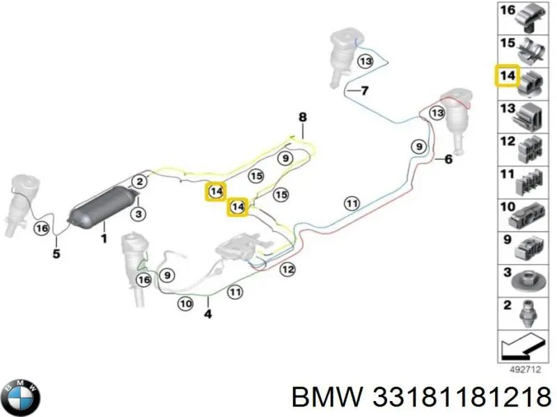  BMW 33181181218 preço, a partir de 8,59 USD