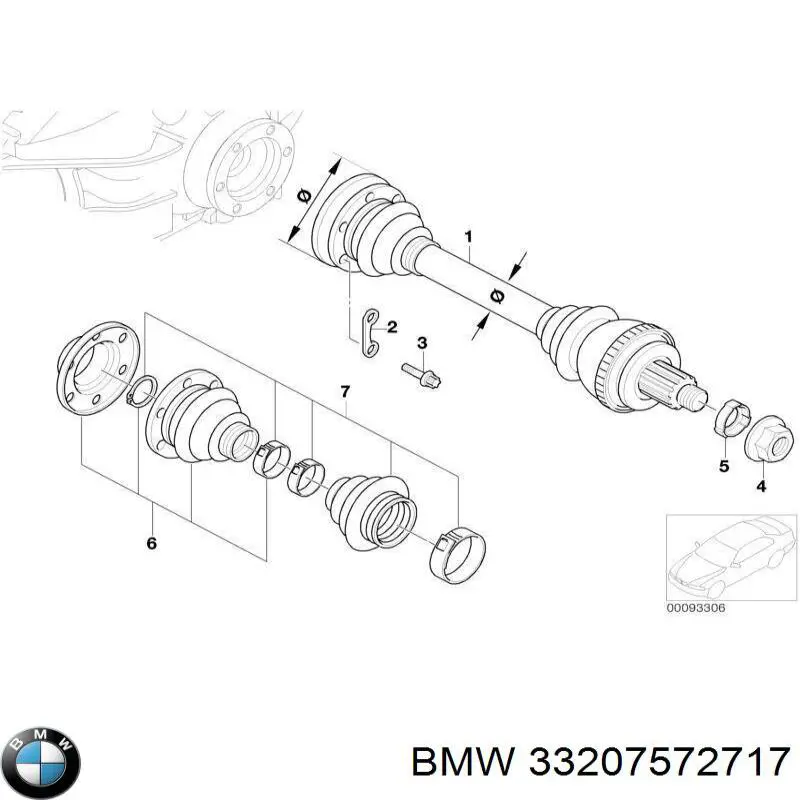 Compre 33207572717 BMW 