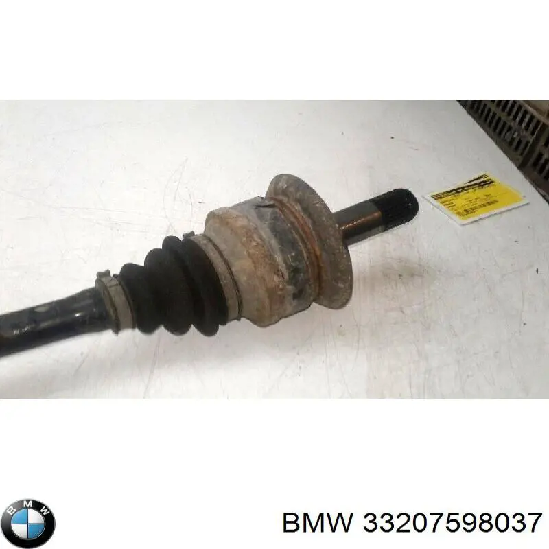33207598037 BMW Semieixo traseiro esquerdo