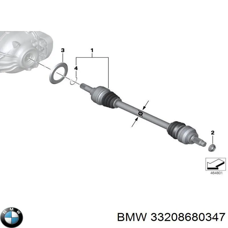 Semieixo traseiro esquerdo BMW 33208680347 preço, a partir de 105,53 USD
