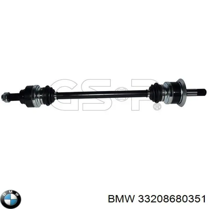 33208680351 BMW Semieixo traseiro esquerdo