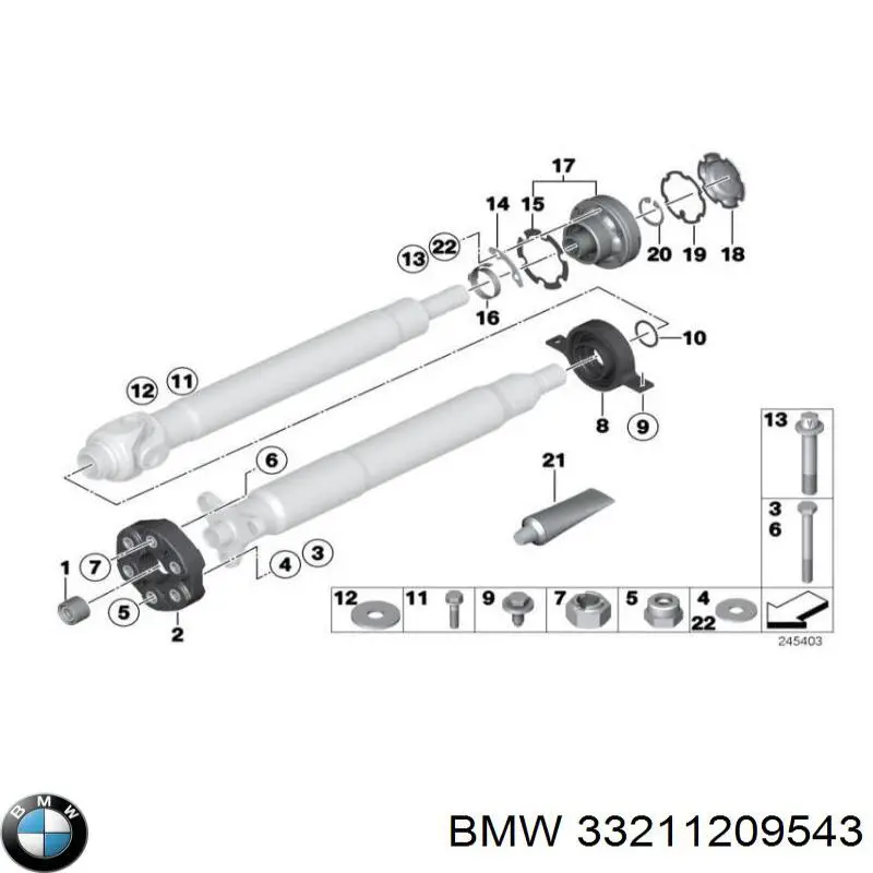 Compre 33211209543 BMW 