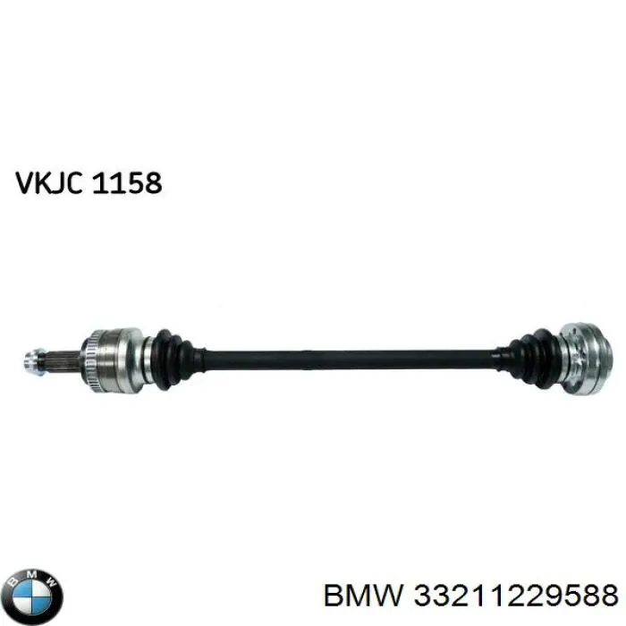 Compre 33211229588 BMW Semieixo traseiro direito