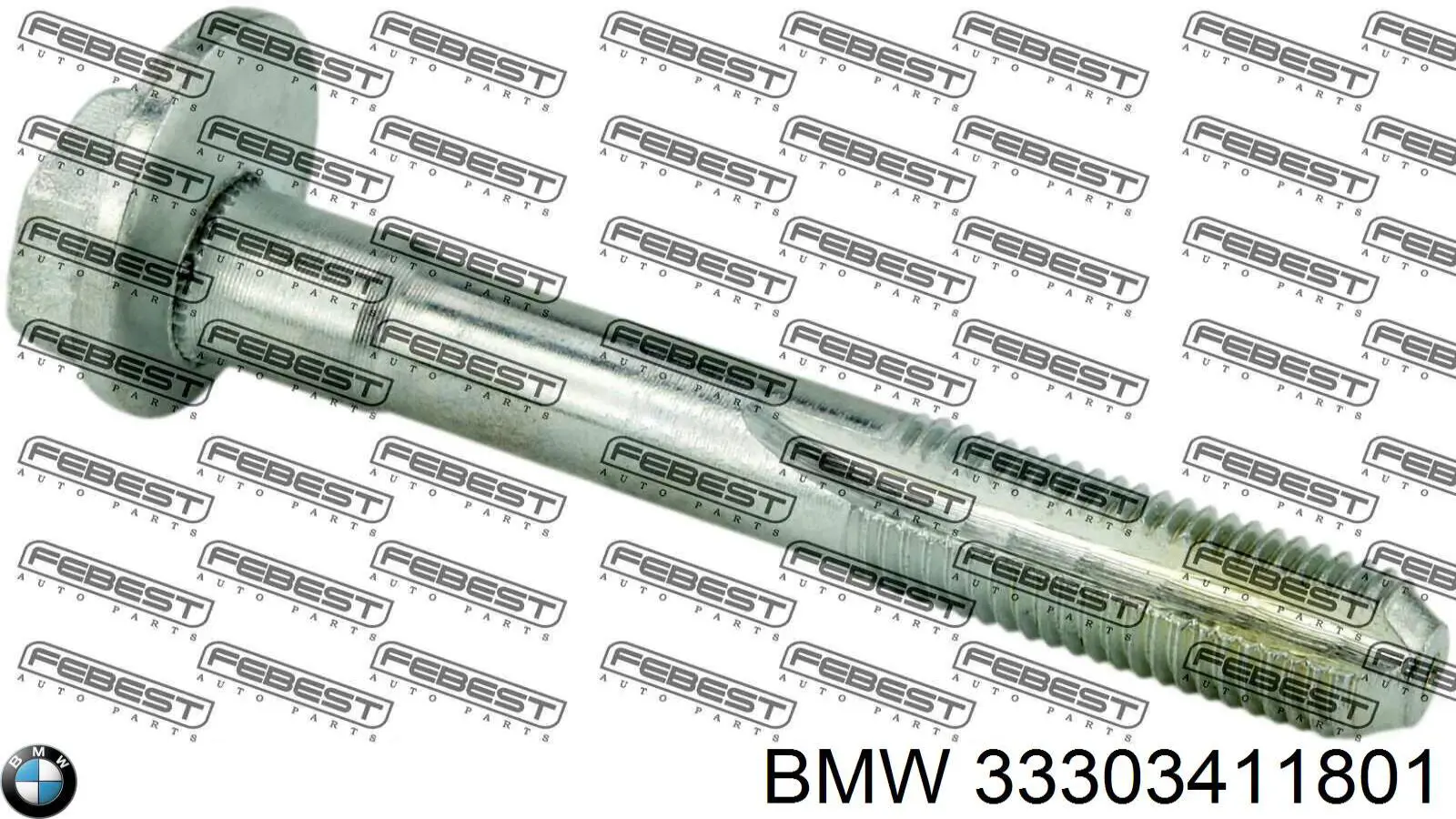 Compre 33303411801 BMW Parafuso de fixação do braço oscilante inferior traseiro, externo