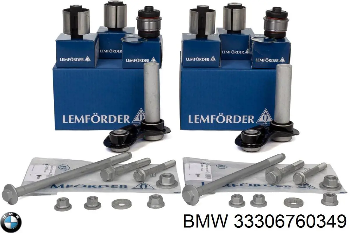 Compre 33306760349 BMW Porca de parafuso de fixação de braço oscilante dianteiro inferior