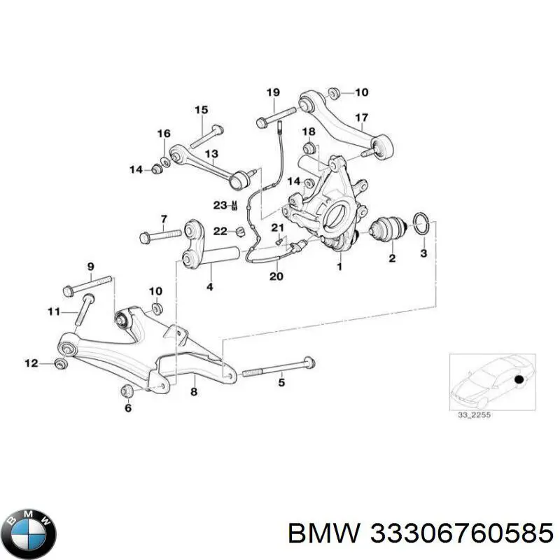  BMW 33306760585 preço, a partir de 6,14 USD