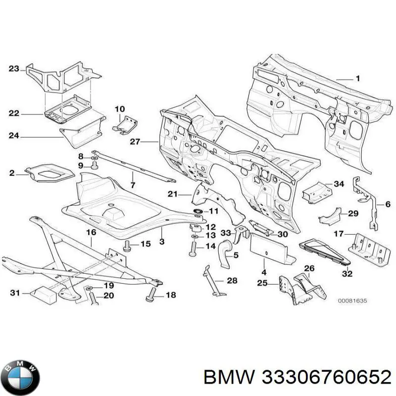 Parafuso de fixação de braço oscilante dianteiro, kit BMW 33306760652 preço, a partir de 2,04 USD