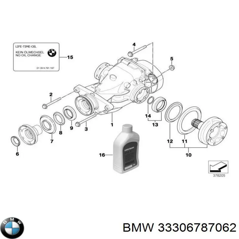 Porca de parafuso de fixação de braço oscilante dianteiro inferior BMW 33306787062 preço, a partir de 5,01 USD