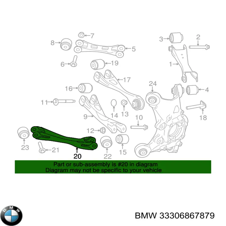  BMW 33306867879 preço, a partir de 133,03 USD