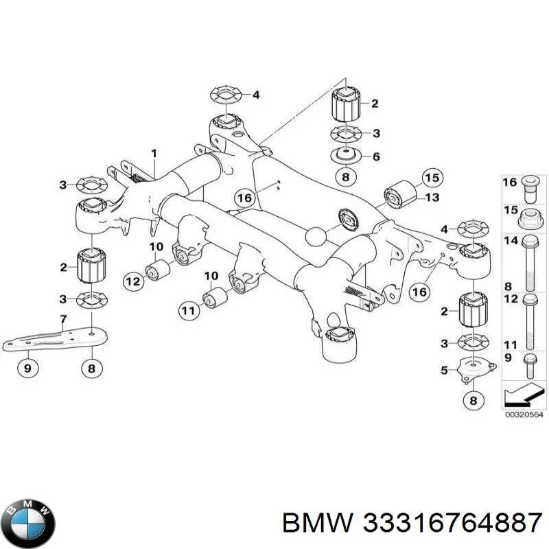  BMW 33316764887 preço, a partir de 72,19 USD
