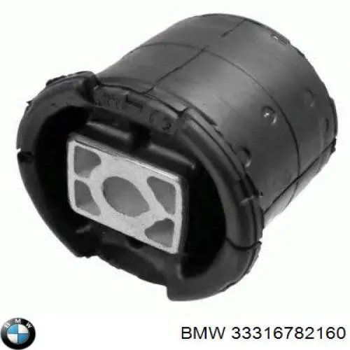 33316782160 BMW Bloco silencioso de viga traseira (de plataforma veicular)