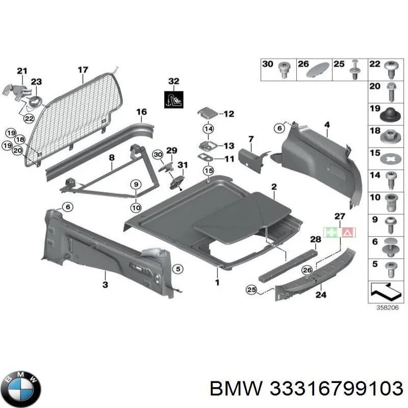 6794665 BMW Viga de suspensão traseira (plataforma veicular)