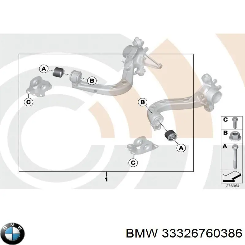 Vedante de adaptador do filtro de óleo BMW 33326760386 preço, a partir de 6,83 USD