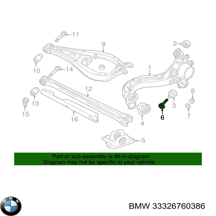 Compre 33326760386 BMW Vedante de adaptador do filtro de óleo