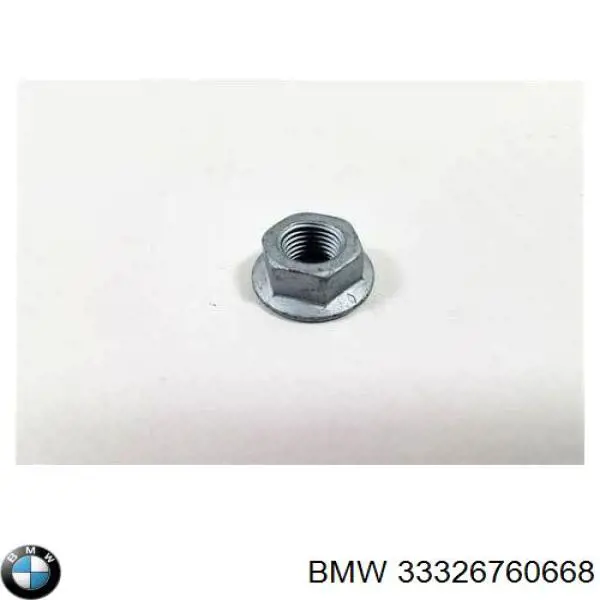 33326760668 BMW Porca de parafuso de fixação de braço oscilante dianteiro inferior