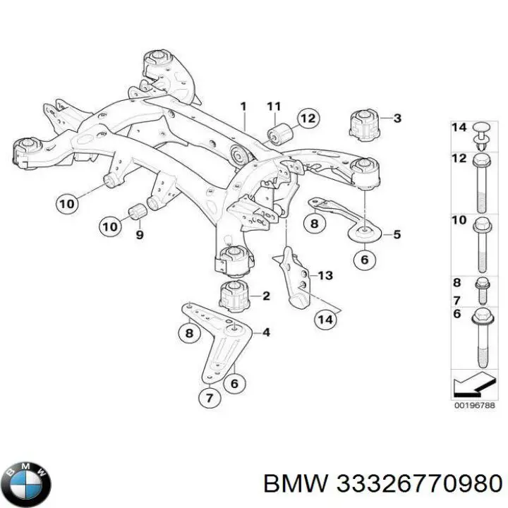Barra Panhard de suspensão traseira BMW 33326770980 preço, a partir de 78,53 USD