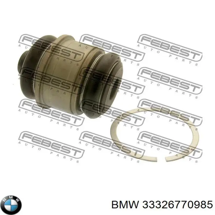 33326770985 BMW Bloco silencioso do pino de apoio traseiro