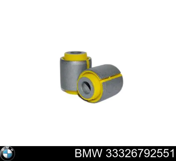 33326792551 BMW Bloco silencioso do pino de apoio traseiro