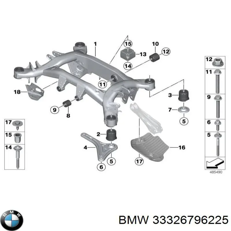 Compre 33326796225 BMW 