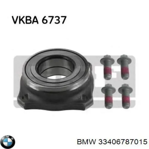 33406787015 BMW Cubo traseiro