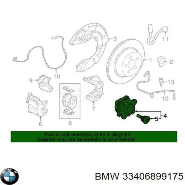Cubo dianteiro BMW 33406899175 preço, a partir de 137,91 USD