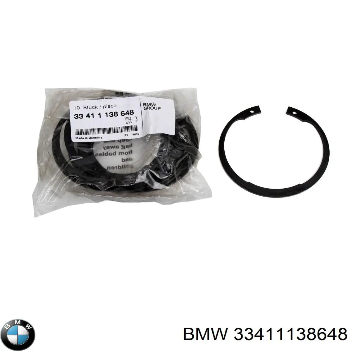 Compre 33411138648 BMW Anel de travagem de rolamento de cubo dianteiro