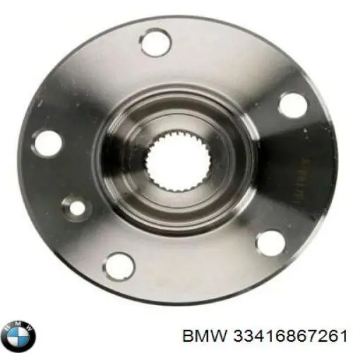 33416867261 BMW Cubo traseiro