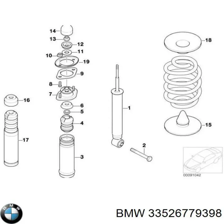  BMW 33526779398 preço, a partir de 3,41 USD