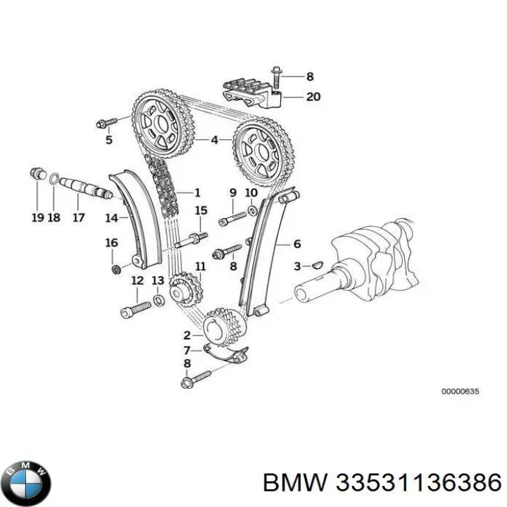 Compre 33531136386 BMW 