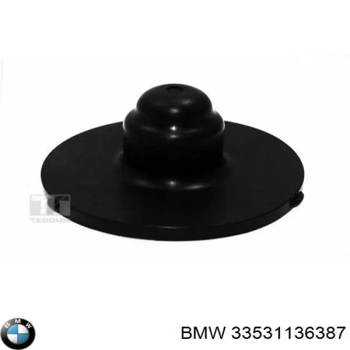 Compre 33531136387 BMW Espaçador (anel de borracha) da mola traseira inferior
