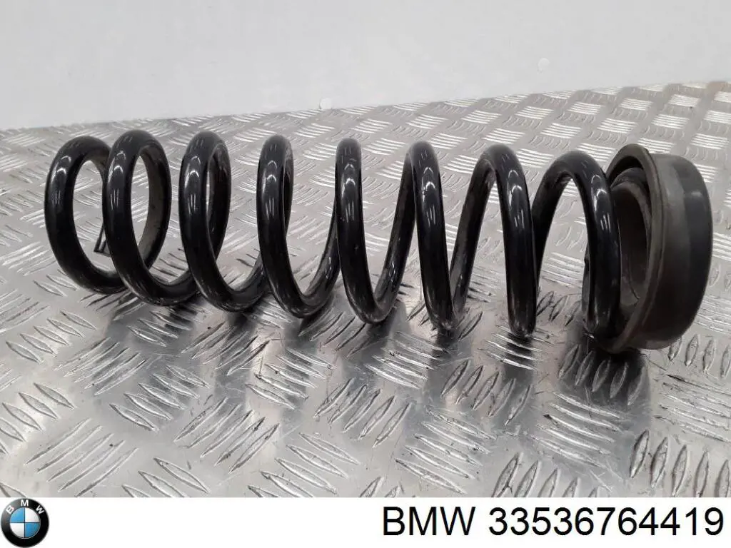 Compre 33536764419 BMW Espaçador (anel de borracha) da mola traseira superior
