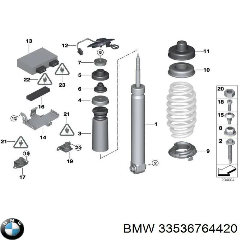 Espaçador (anel de borracha) da mola traseira inferior BMW 33536764420 preço, a partir de 27,03 USD