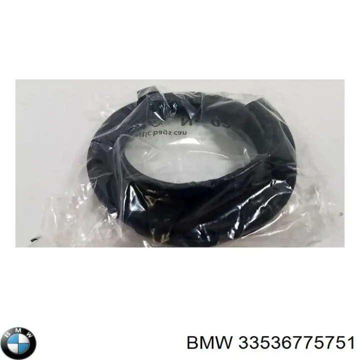 33536775751 BMW Espaçador (anel de borracha) da mola traseira superior