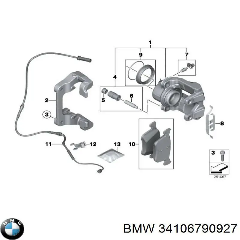 Kit de molas de fixação de sapatas de disco dianteiras BMW 34106790927 preço, a partir de 15,72 USD