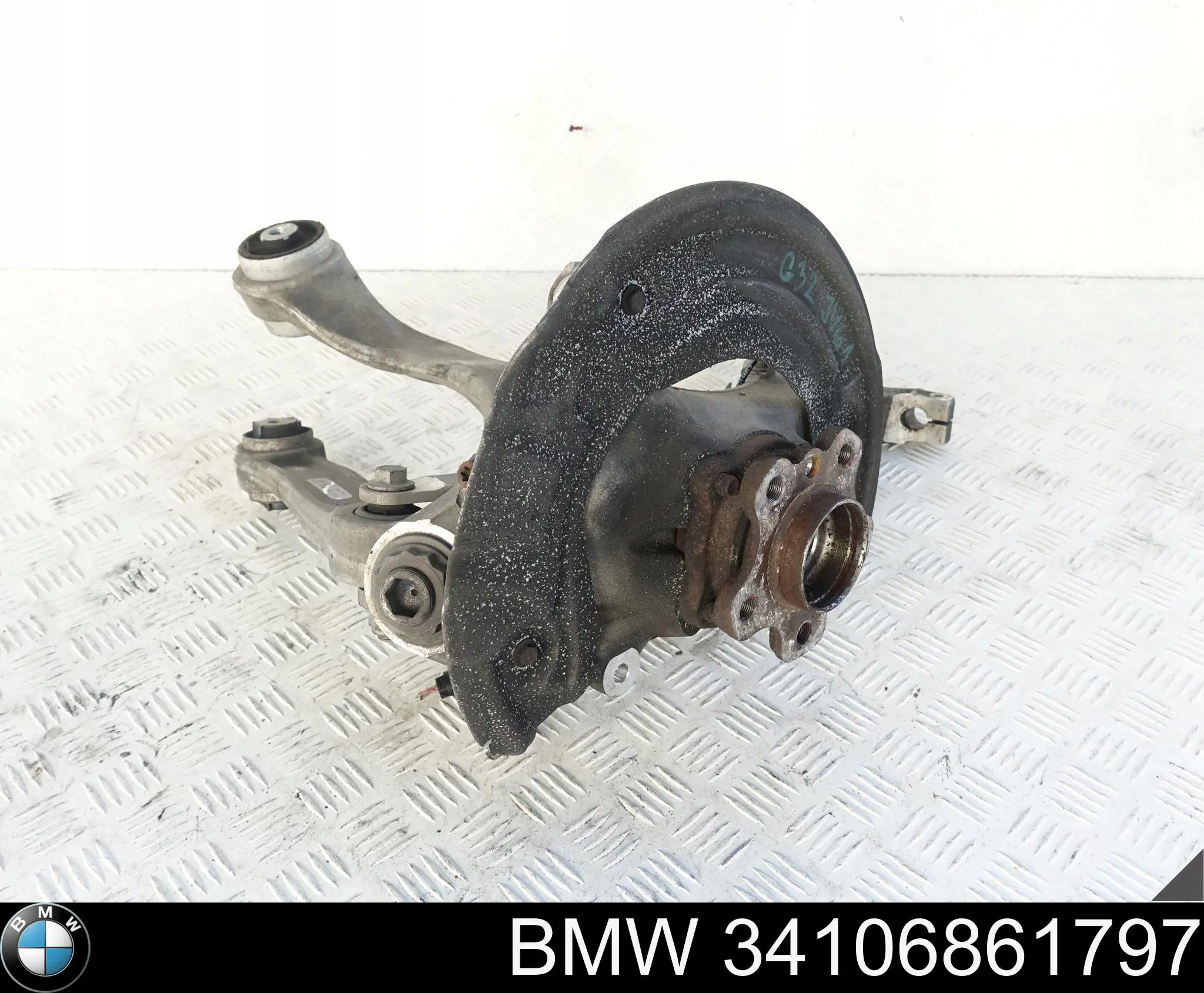 34106861797 BMW Proteção do freio de disco dianteiro esquerdo