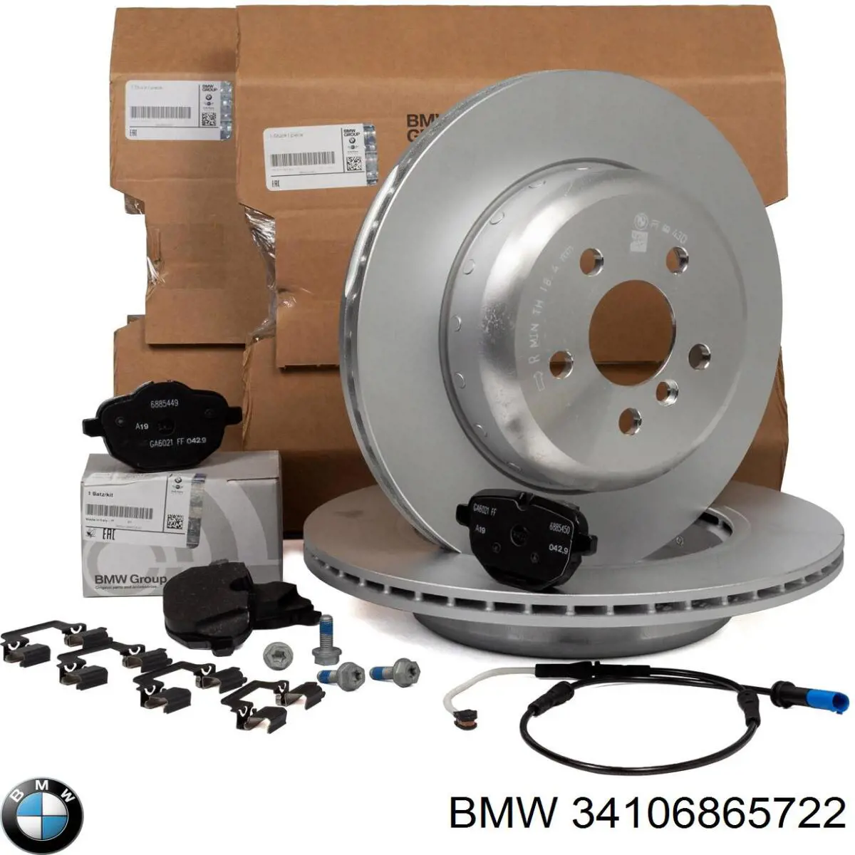 Disco do freio dianteiro BMW 34106865722 preço, a partir de 109,72 USD