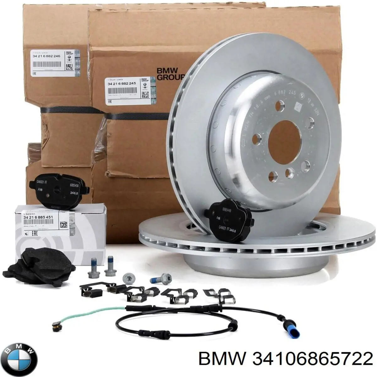 Compre 34106865722 BMW Disco do freio dianteiro