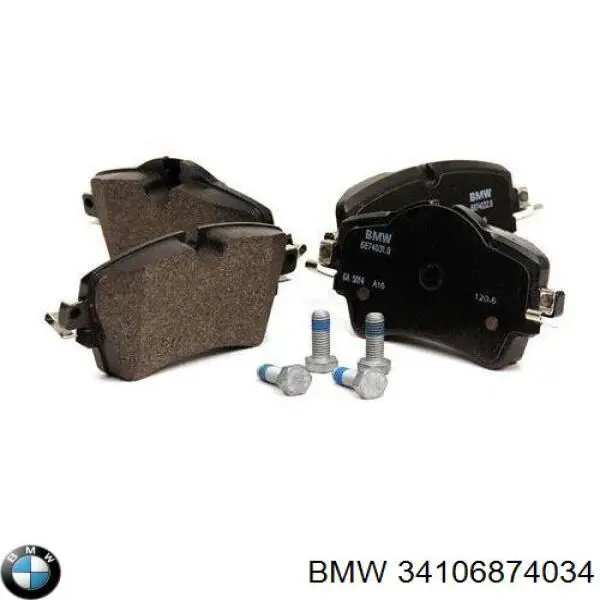 34106874034 BMW Sapatas do freio dianteiras de disco
