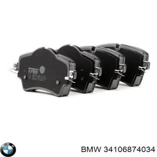 Sapatas do freio dianteiras de disco BMW 34106874034 preço, a partir de 43,70 USD