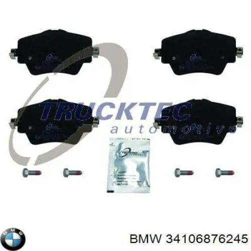 Sapatas do freio dianteiras de disco BMW 34106876245 preço, a partir de 48,92 USD