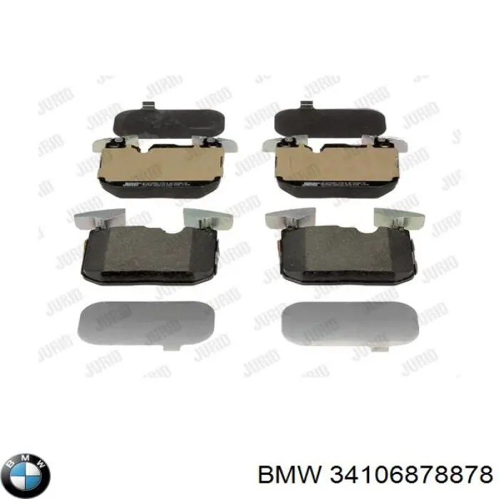 Compre 34106878878 BMW Sapatas do freio dianteiras de disco