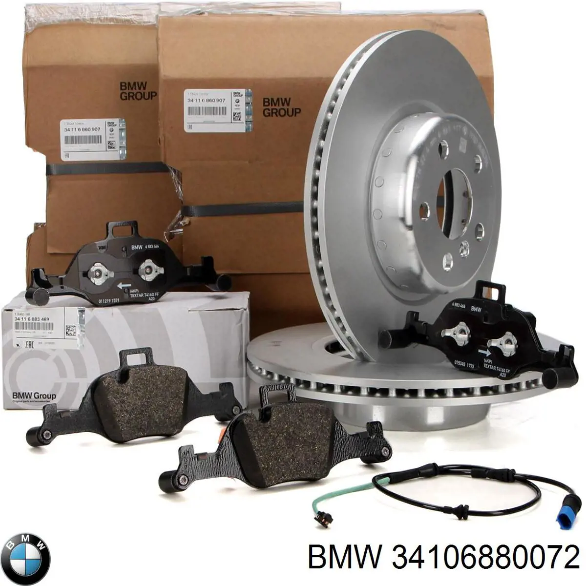 Compre 34106880072 BMW Disco do freio dianteiro
