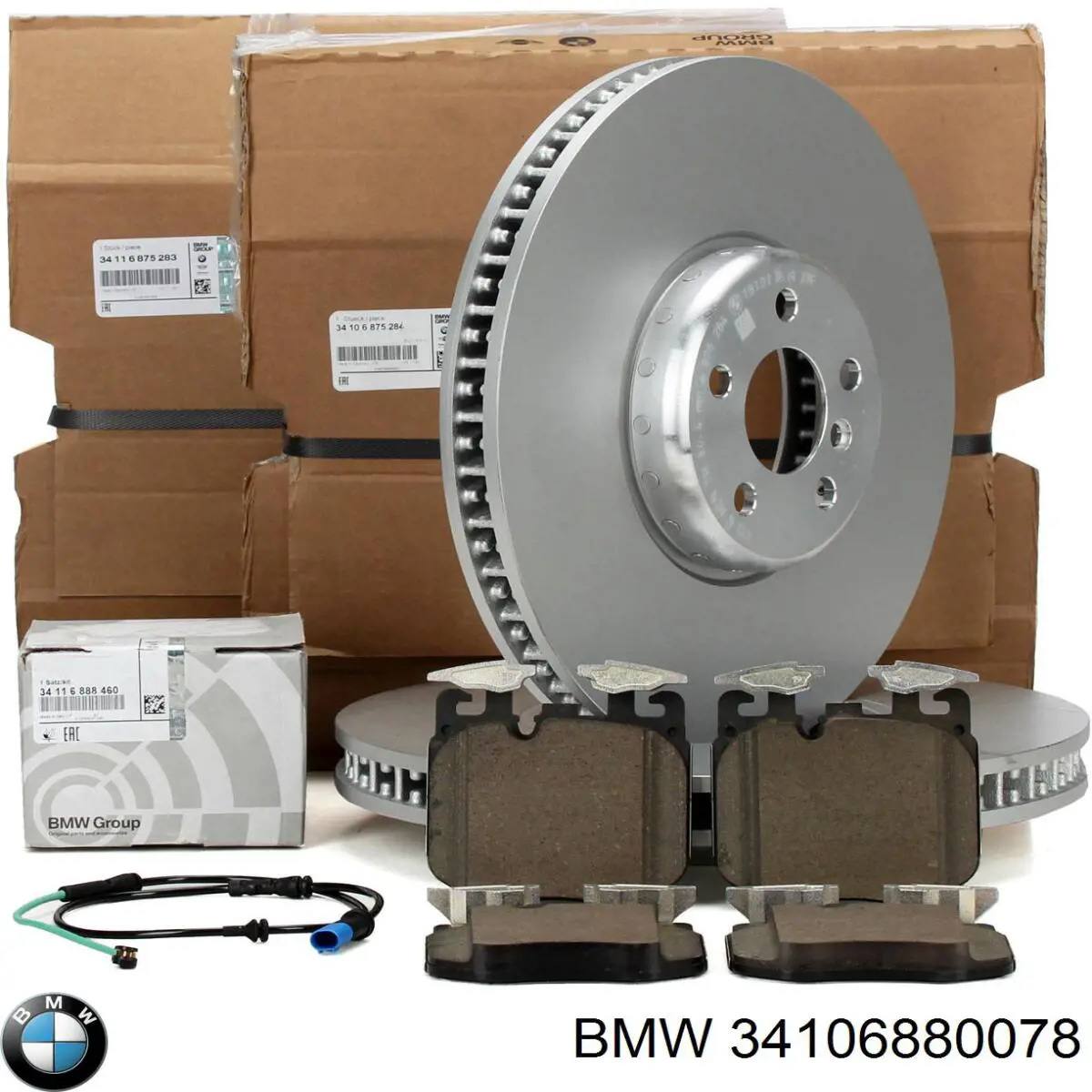 34106880078 BMW Disco do freio dianteiro