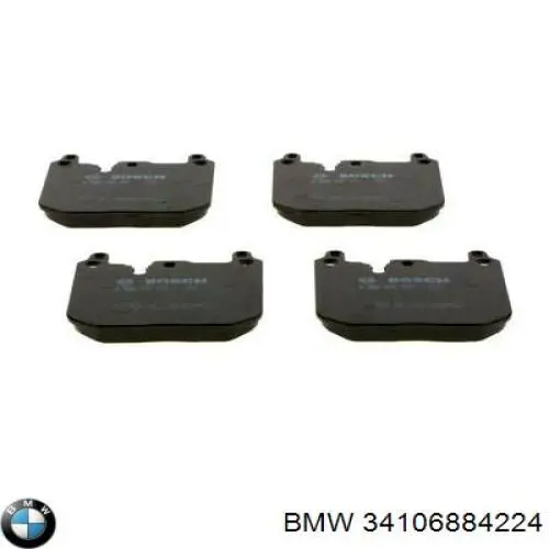 Sapatas do freio dianteiras de disco BMW 34106884224 preço, a partir de 59,71 USD