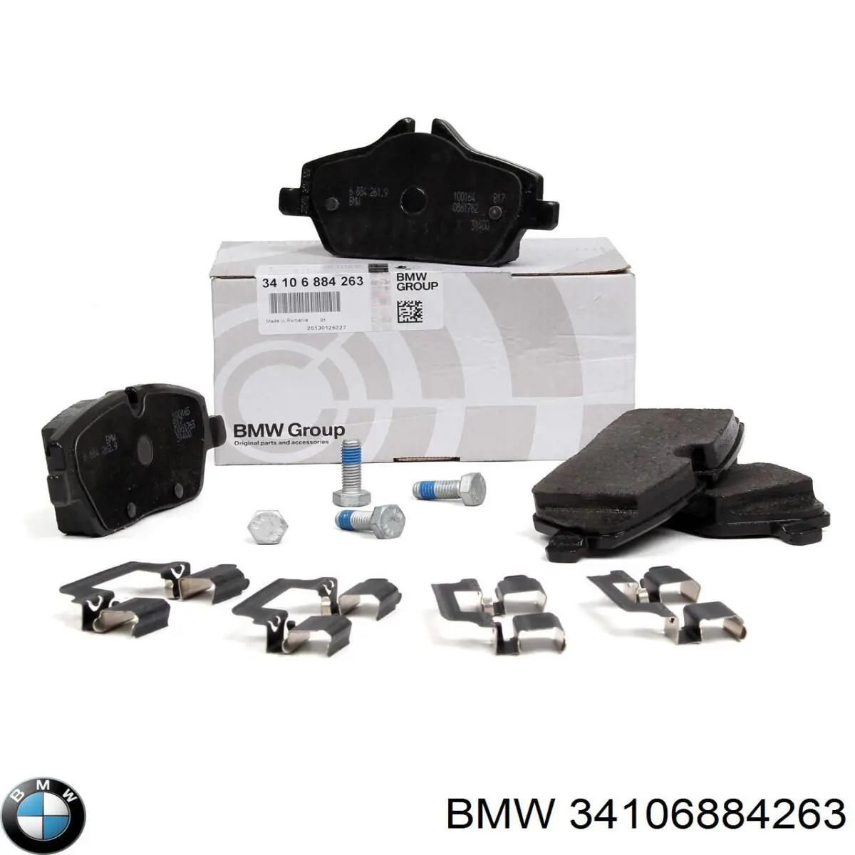 34106884263 BMW Sapatas do freio dianteiras de disco