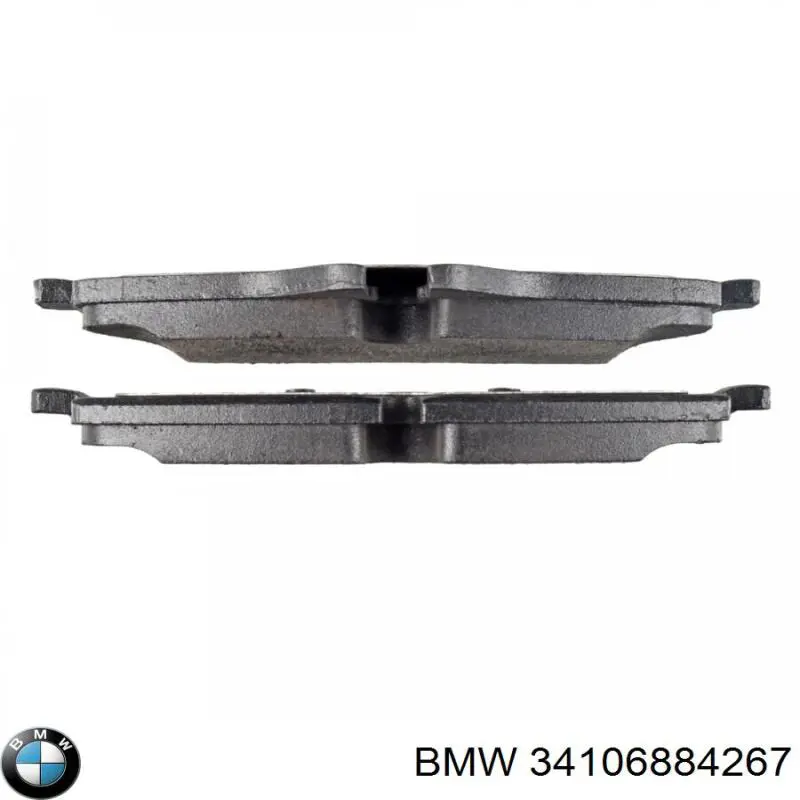 Sapatas do freio dianteiras de disco BMW 34106884267 preço, a partir de 47,35 USD