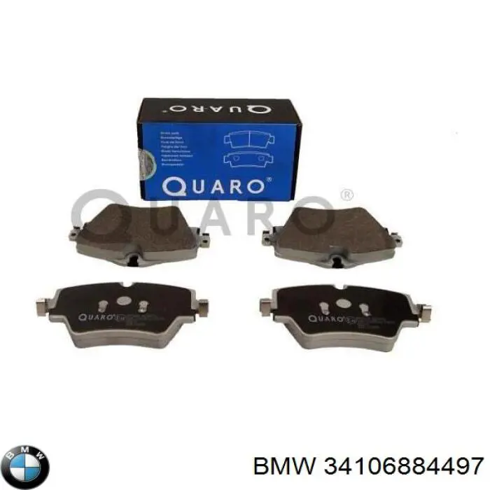 Sapatas do freio dianteiras de disco BMW 34106884497 preço, a partir de 49,05 USD