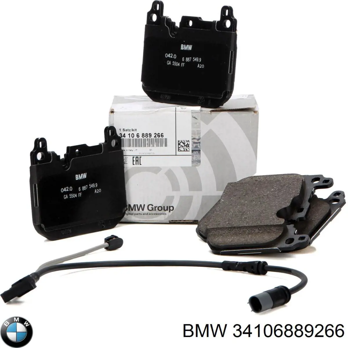 Sapatas do freio dianteiras de disco BMW 34106889266 preço, a partir de 72,93 USD